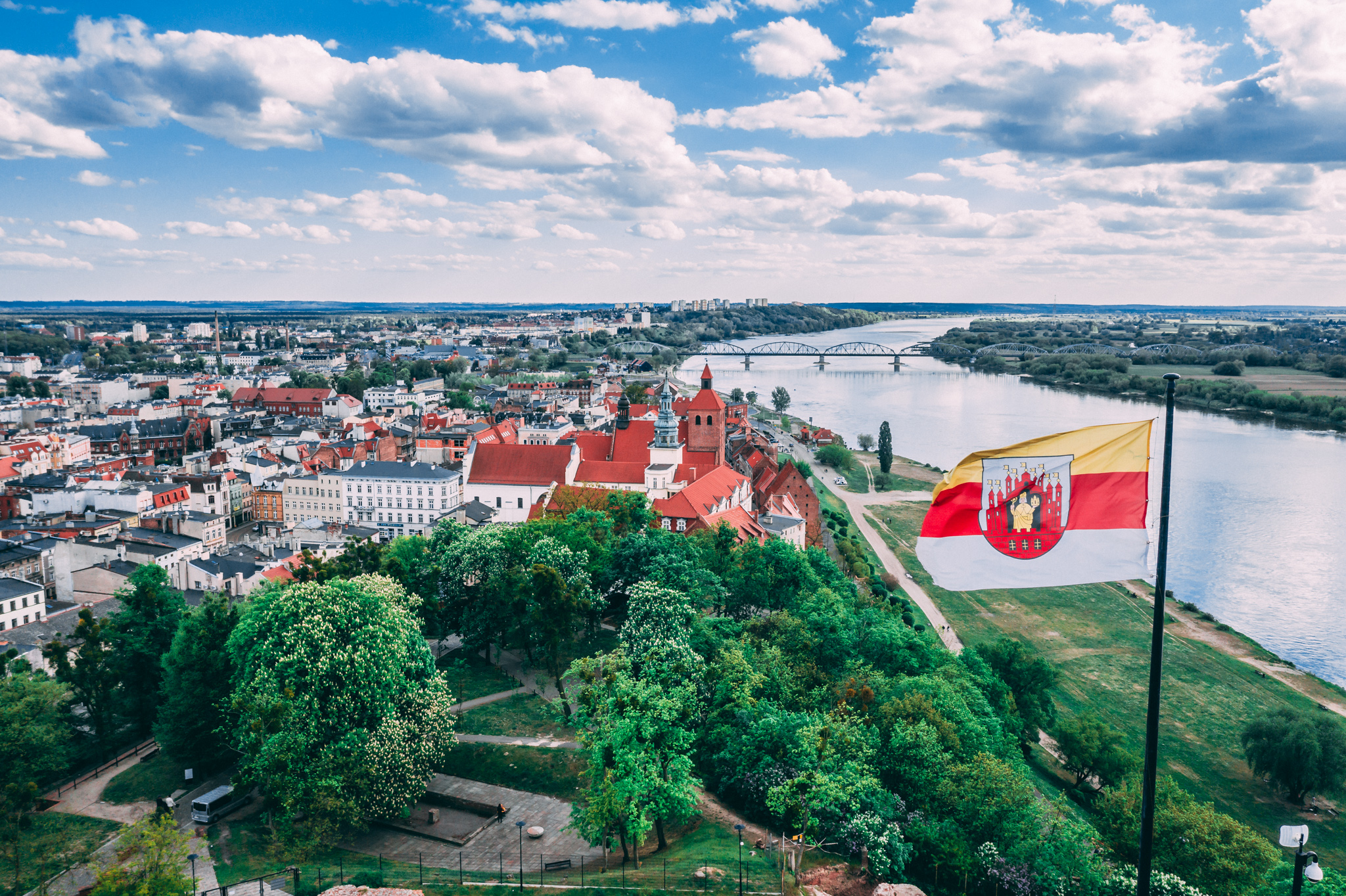 Panorama miasta Grudziądz